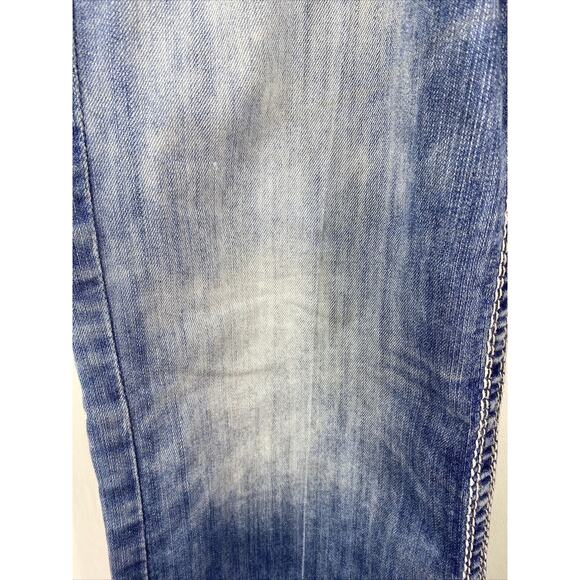 BKE Carter Distressed Faded Denim Jeans Tag Says 29 Long Men’s 32x32 Actual Size - Picture 4 of 11